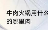 牛肉火锅用什么部位的肉 牛肉火锅用的哪里肉